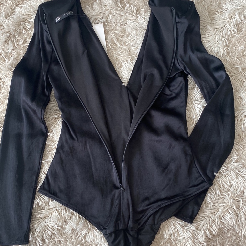 Zara black bodysuit - Picture 3 of 6